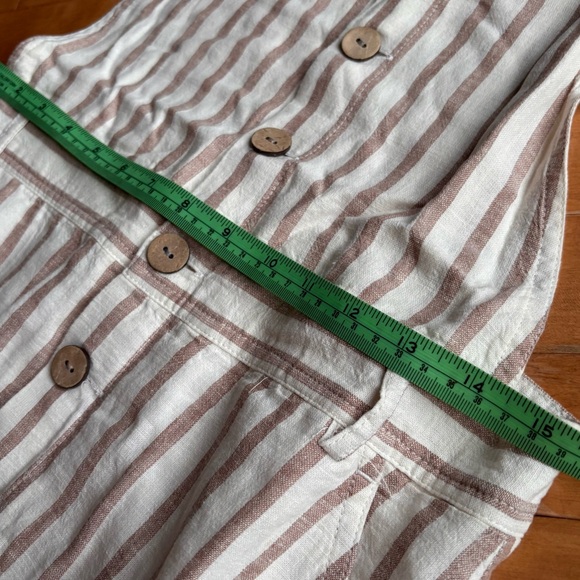 Striped Overall Dress - Picture 7 of 8